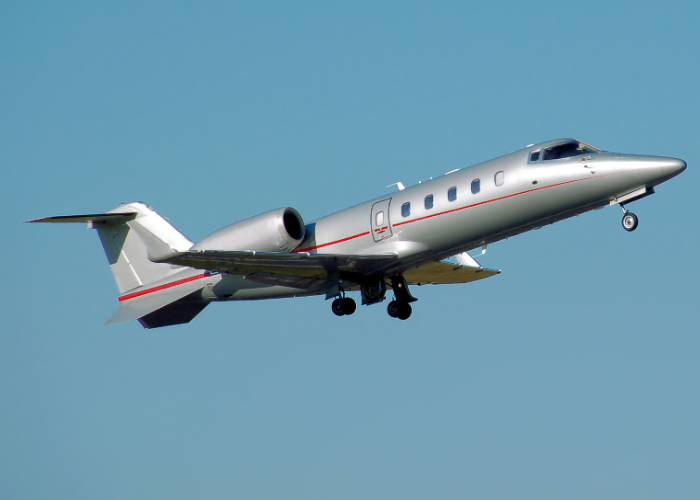 Bombardier learjet