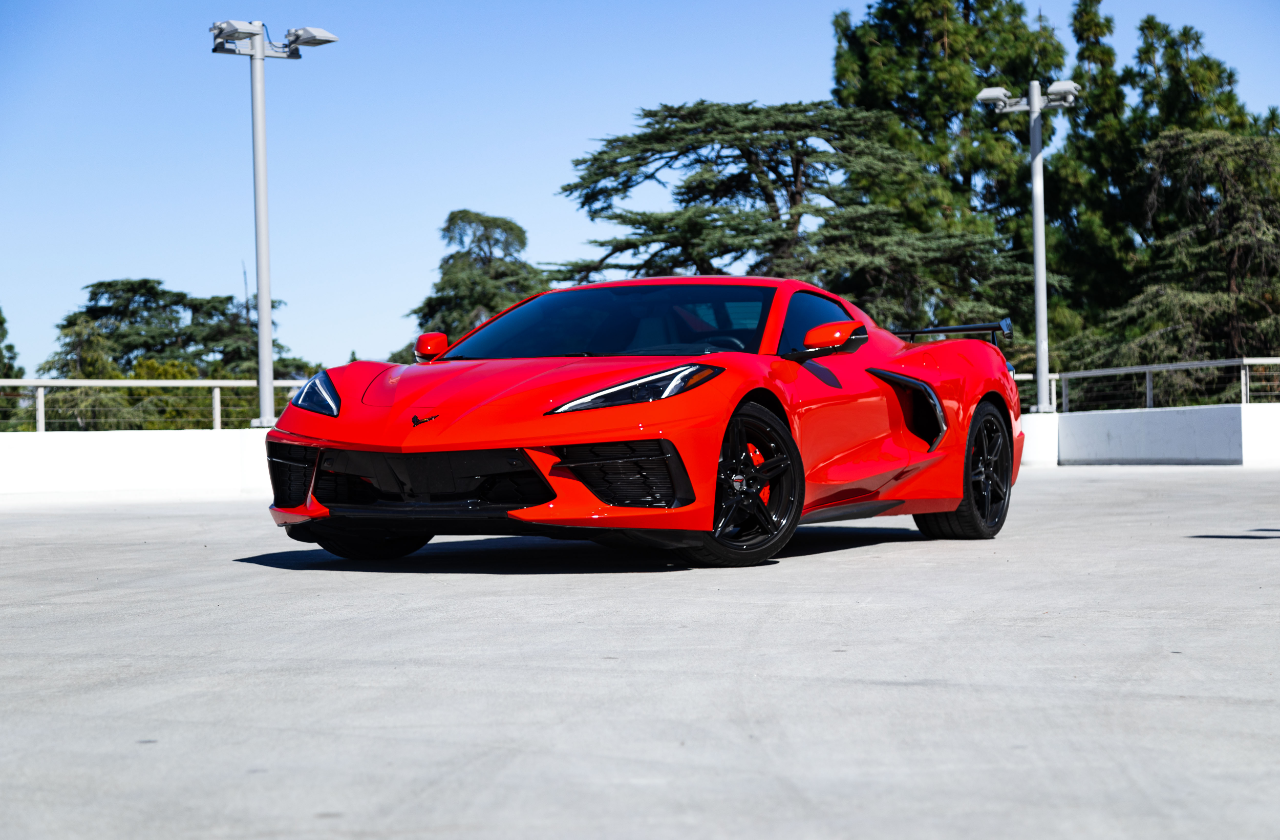 Red Corvette C8 (1)