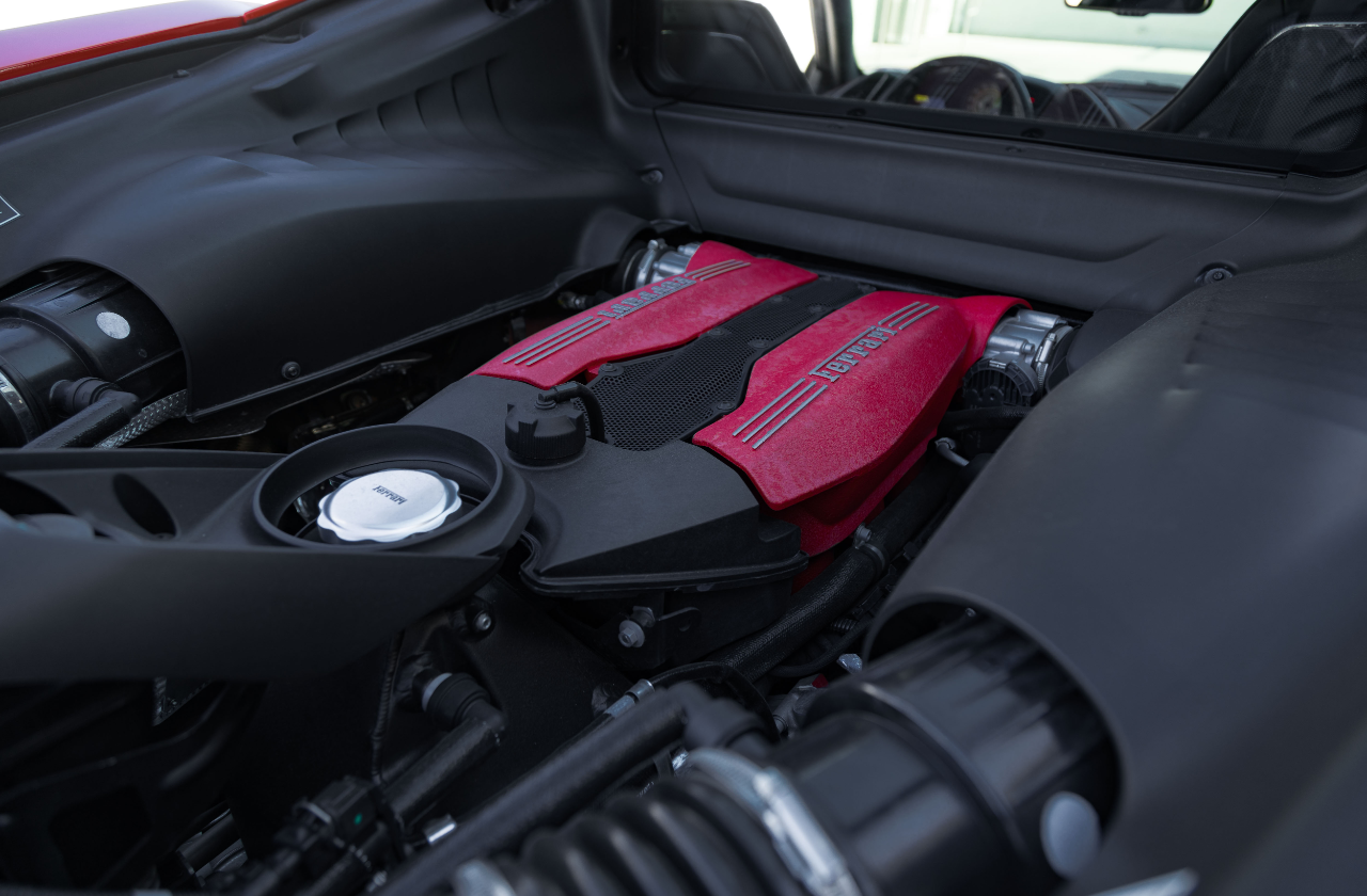 Red Ferrari 488 Coupe (23)