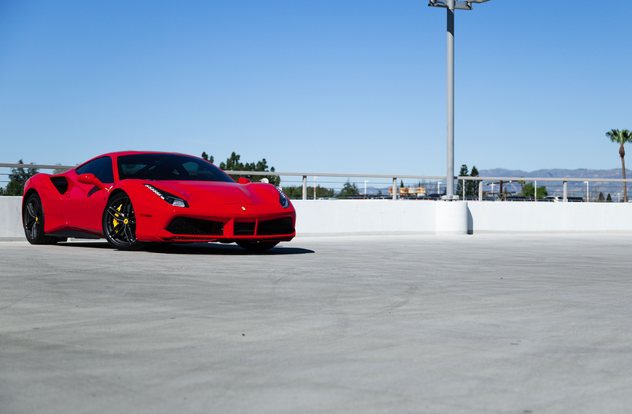 Red Ferrari 488 Coupe (36)