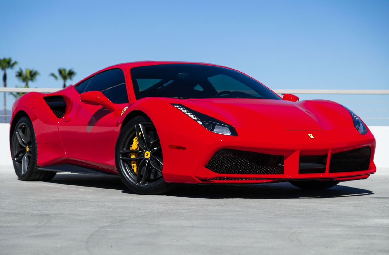 Red Ferrari 488 Coupe (40)