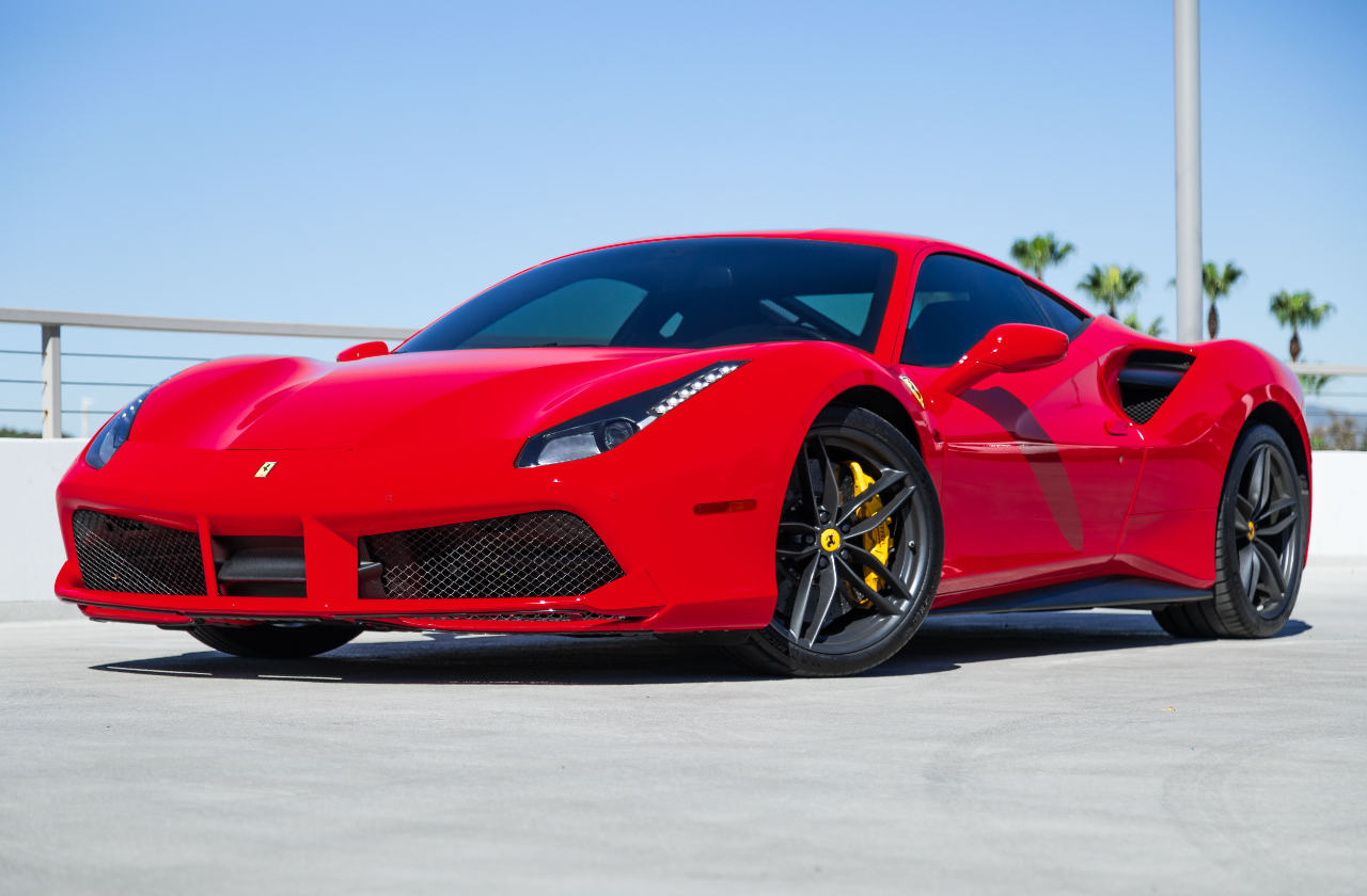 Red Ferrari 488 Coupe (42)