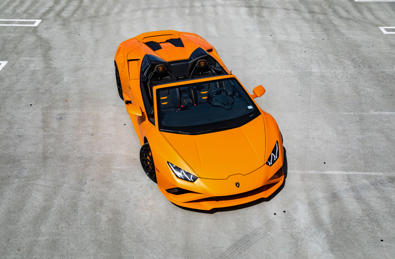 Lamborghini Huracan Orange Evo Spyder