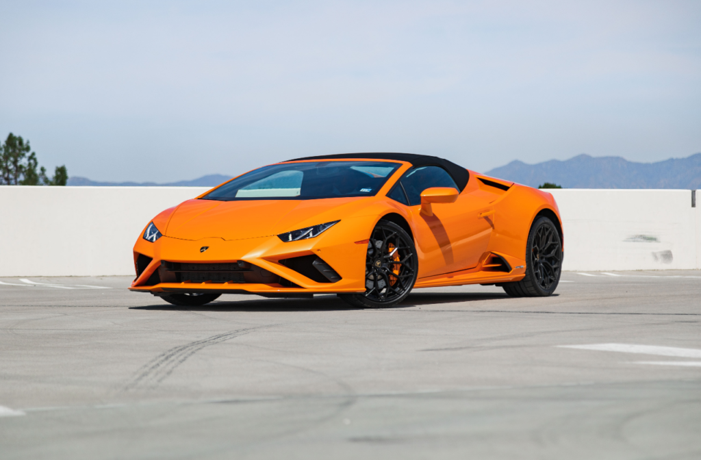 Lamborghini Huracan Orange Evo Spyder