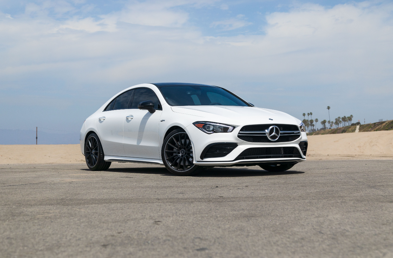 White CLA Mercedes (1)