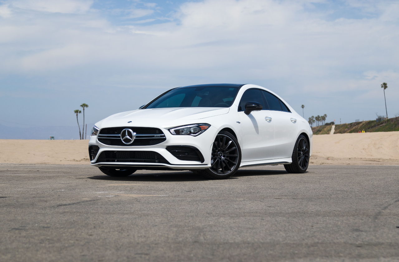 White CLA Mercedes (2)