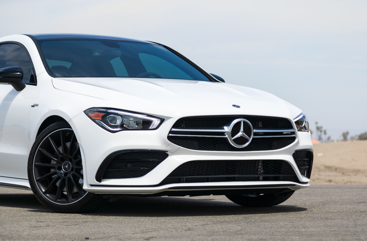 White CLA Mercedes (25)