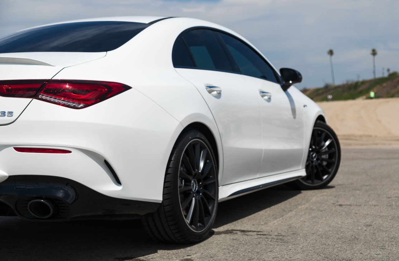 White CLA Mercedes (26)