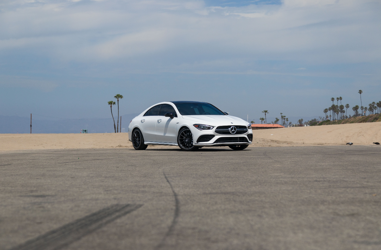 White CLA Mercedes (32)