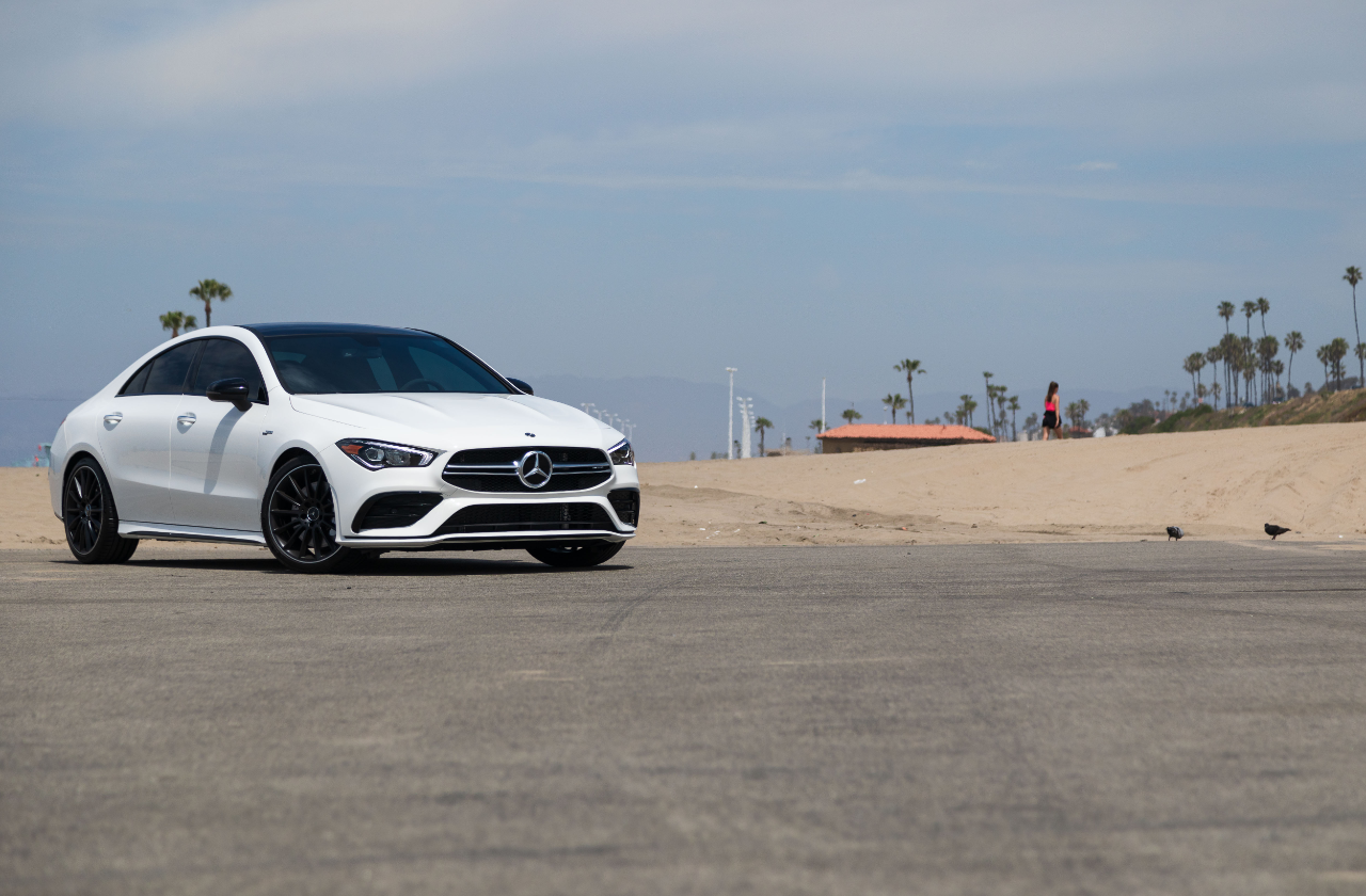 White CLA Mercedes (33)