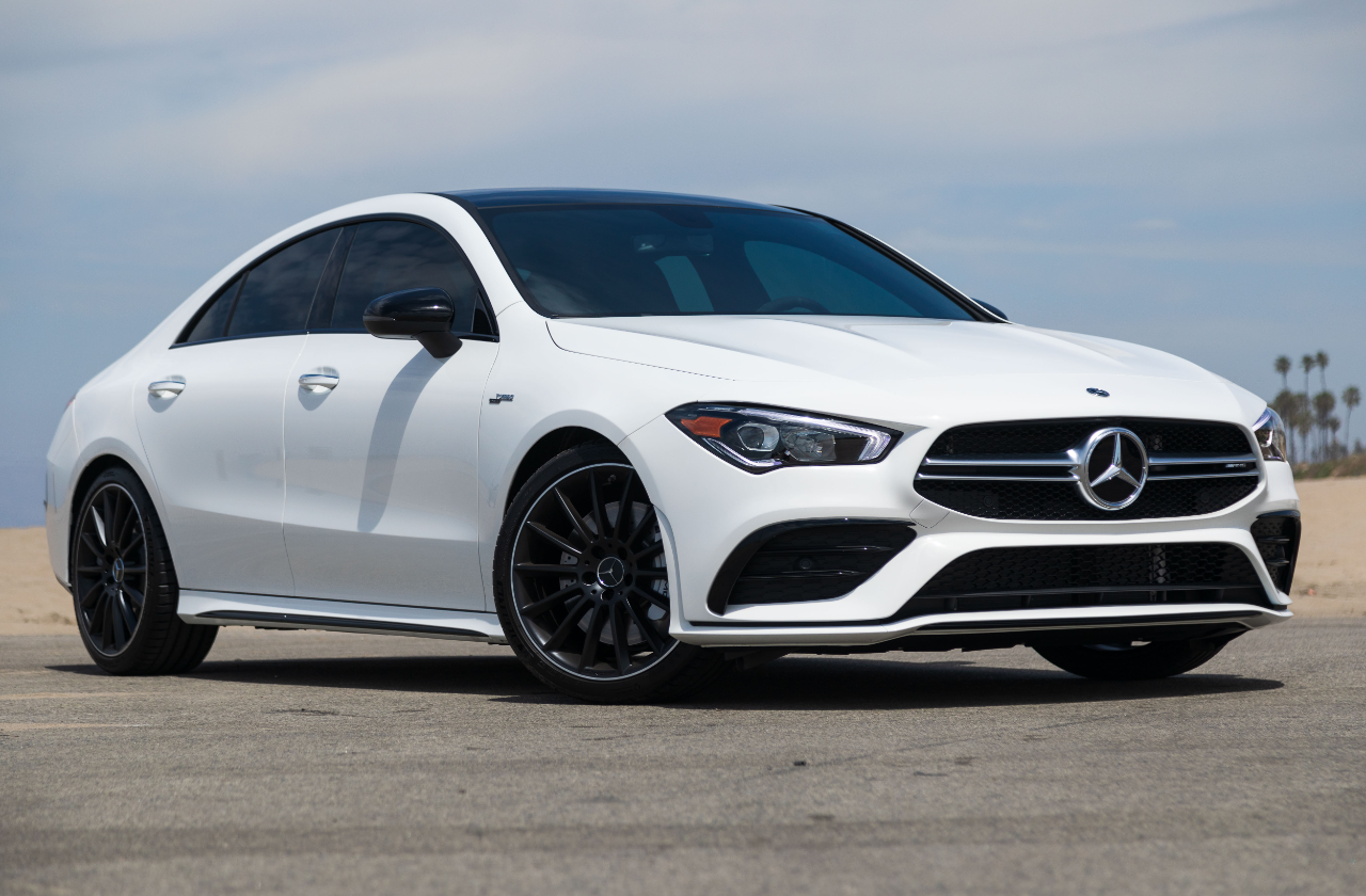 White CLA Mercedes (34)