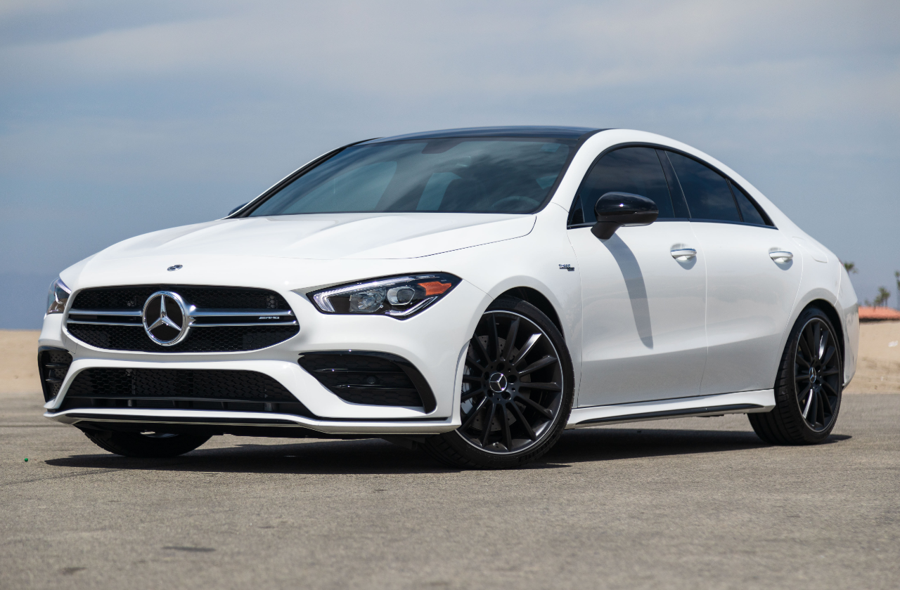 White CLA Mercedes (35)