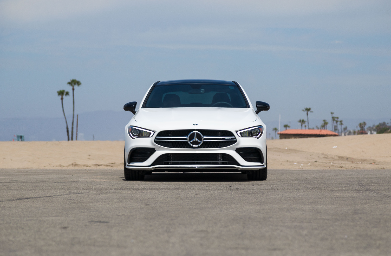 White CLA Mercedes (5)