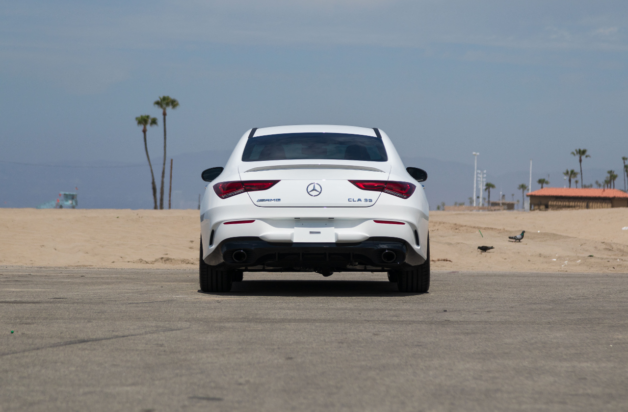 White CLA Mercedes (6)