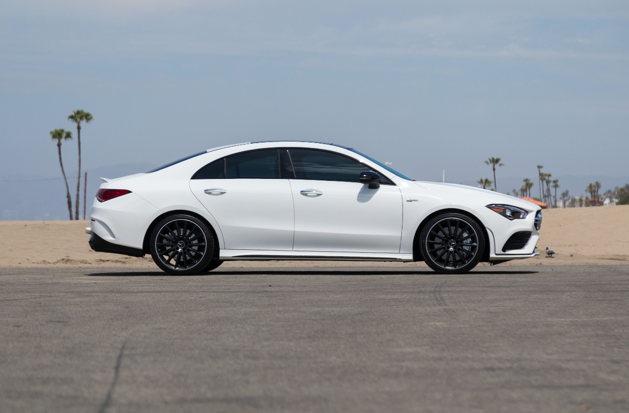 White CLA Mercedes (7)