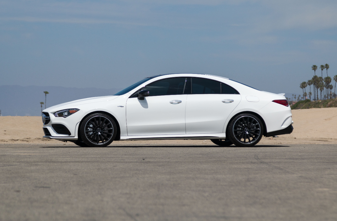 White CLA Mercedes (8)